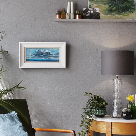 Обои под покраску Anaglypta Luxury Lincolnshire Brick RD812 фото в интерьере